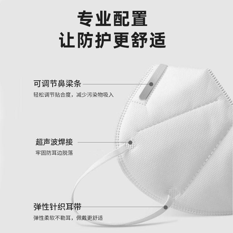 Factory Wholesale KN95 Disposable Mask Five-Layer Civilian Dustproof N95 Mask KN95 Mask