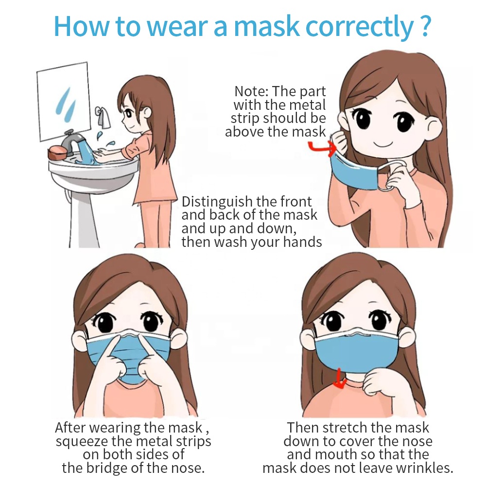 3ply disposable Face mark manufacture facial mask surgical mask with CE certifaction stocking Protection Safety Masks