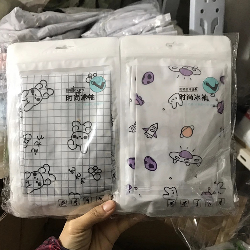 H1734 Internet Celebrity Sun Protection Oversleeve Summer Cool Oversleeve UV Protection Gloves Arm Sleeve Yiwu Two Yuan