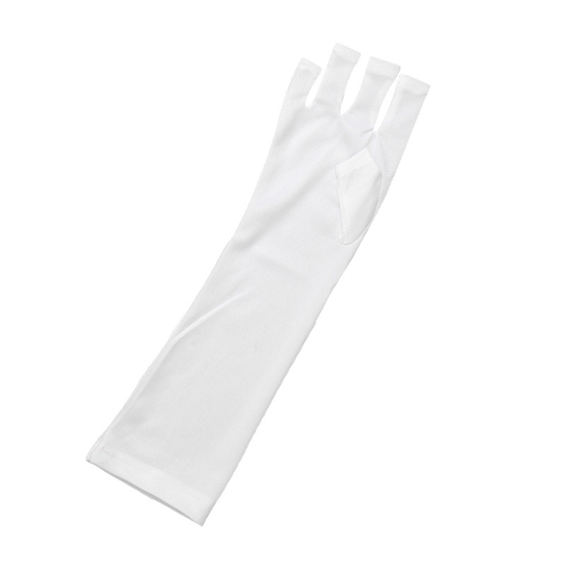 New Nail Beauty Tools UV Protection Special Gloves Nail Phototherapy Sunscreen Black Short and Long White UV Gloves