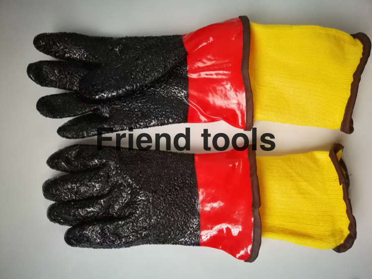 Bumper Strip PVC Gloves
