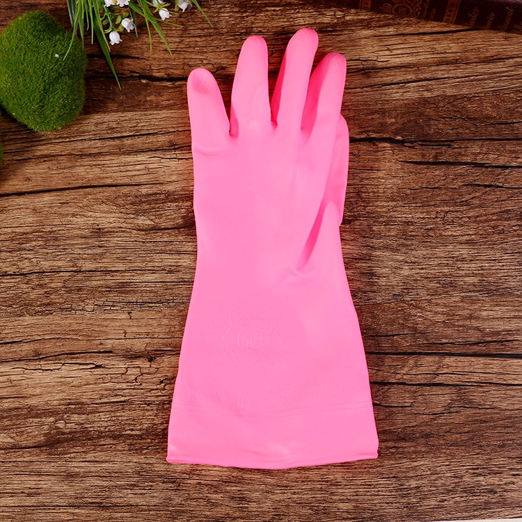Wholesale Household Cleaning Laundry Rubber Pu Gloves Dishwashing Rubber Kitchen Household Waterproof Latex Gloves