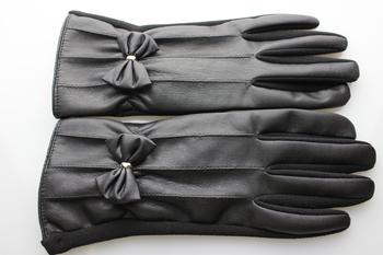Factory direct wild women don&#039;t fall down and washed leather PU gloves wholesale cotton gloves