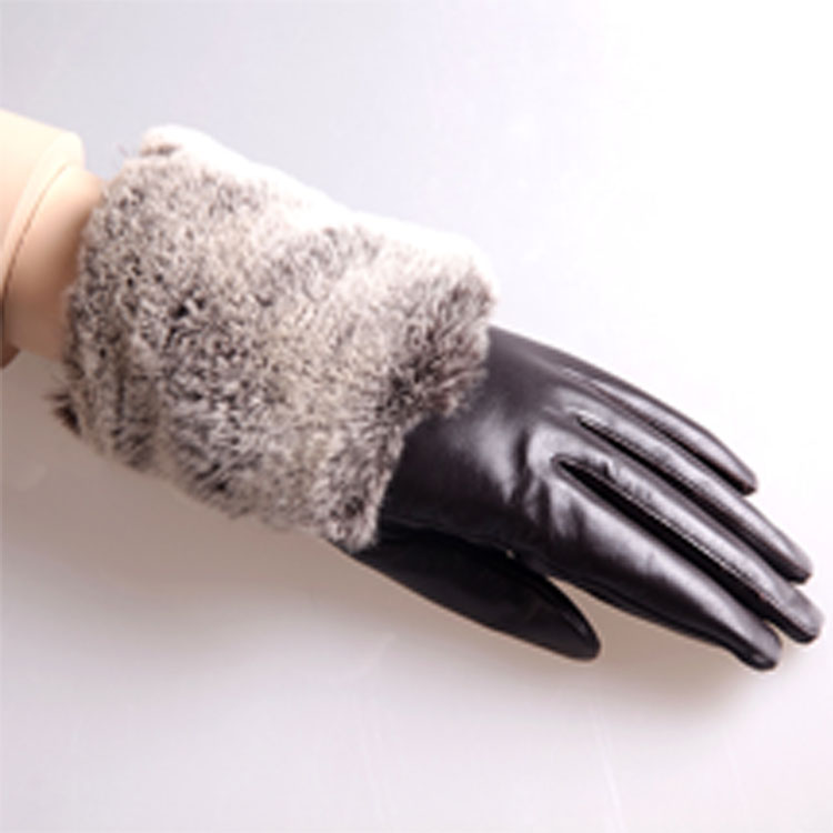 Hundreds of Tiger glove. high-grade racoon Mauga Sheepskin gloves, ladies real fur gloves