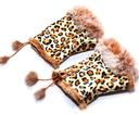Rabbit fur mittens ladies fashion winter rabbit fur gloves warm Korean version