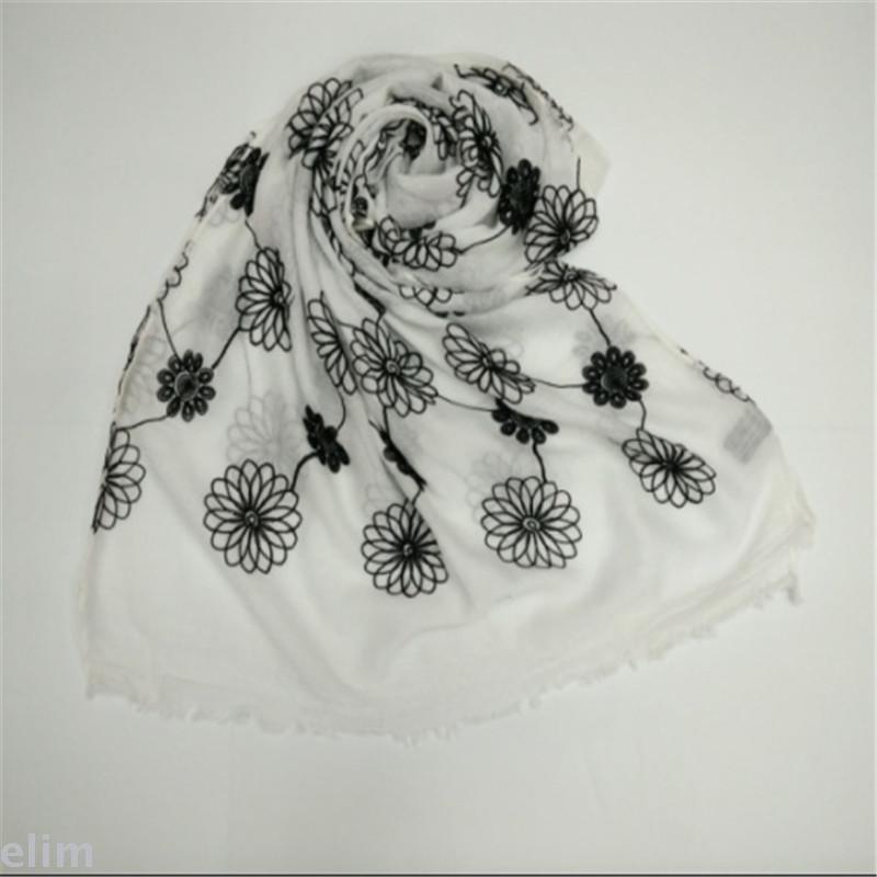 Ancient embroidered sennen cotton scarf spring and autumn silk scarf sunscreen shawl cotton scarf