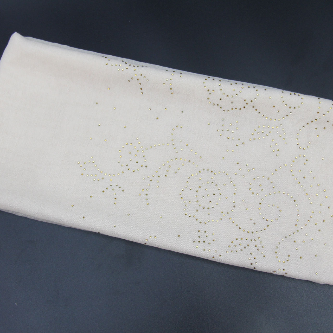 Factory Spot Summer Thin Artificial Silk Sunscreen Scarf Tr Hot Drilling Hot Film
