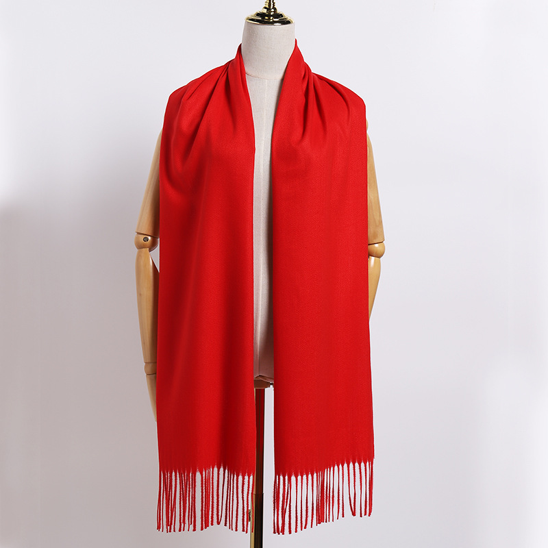 Red Scarf Ding Logo Embroidery Activity Opening Annual Meeting Chinese Red Scarf Gift Classmates Party Printing