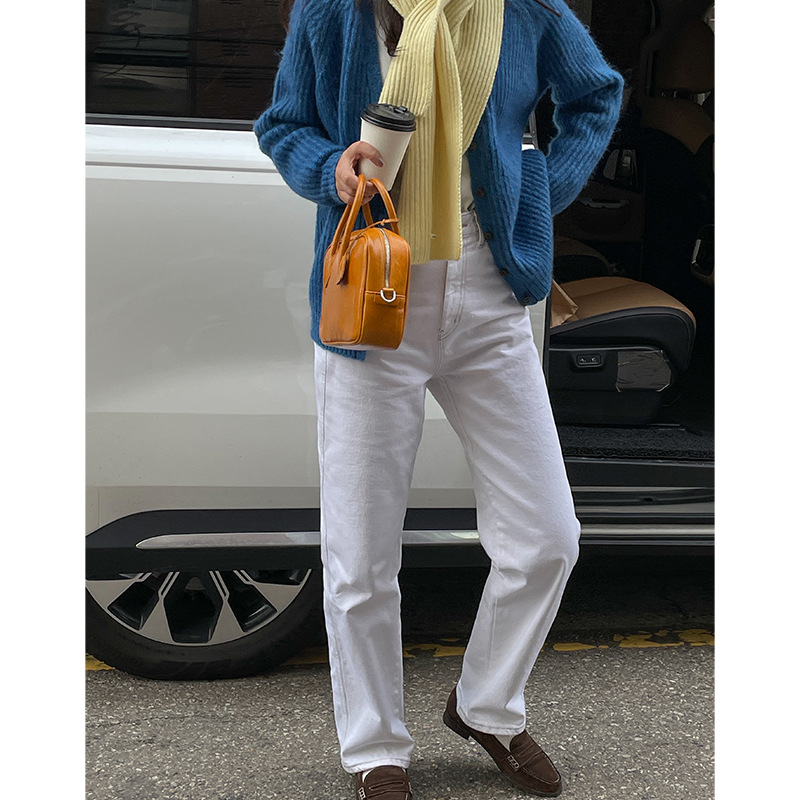 8 Colors Optional Simple Texture Wool Scarf 2021 New Autumn and Winter Korean Warm Scarf 03180 Knitting Scarf