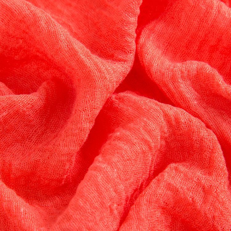 Linen Scarf Solid Color Crumpled Monochrome Short Beard Muslim Scarf Shawl Factory Wholesale Cotton Linen Scarves