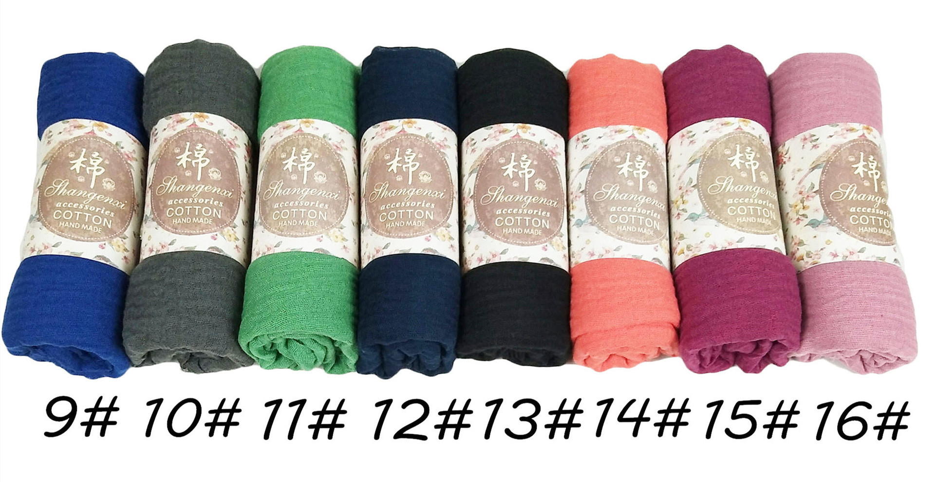 Cotton Linen Scarves Wool Tassel Scarf Ethnic Scarf Women&#039;s Scarf Monochrome Veil Headgear