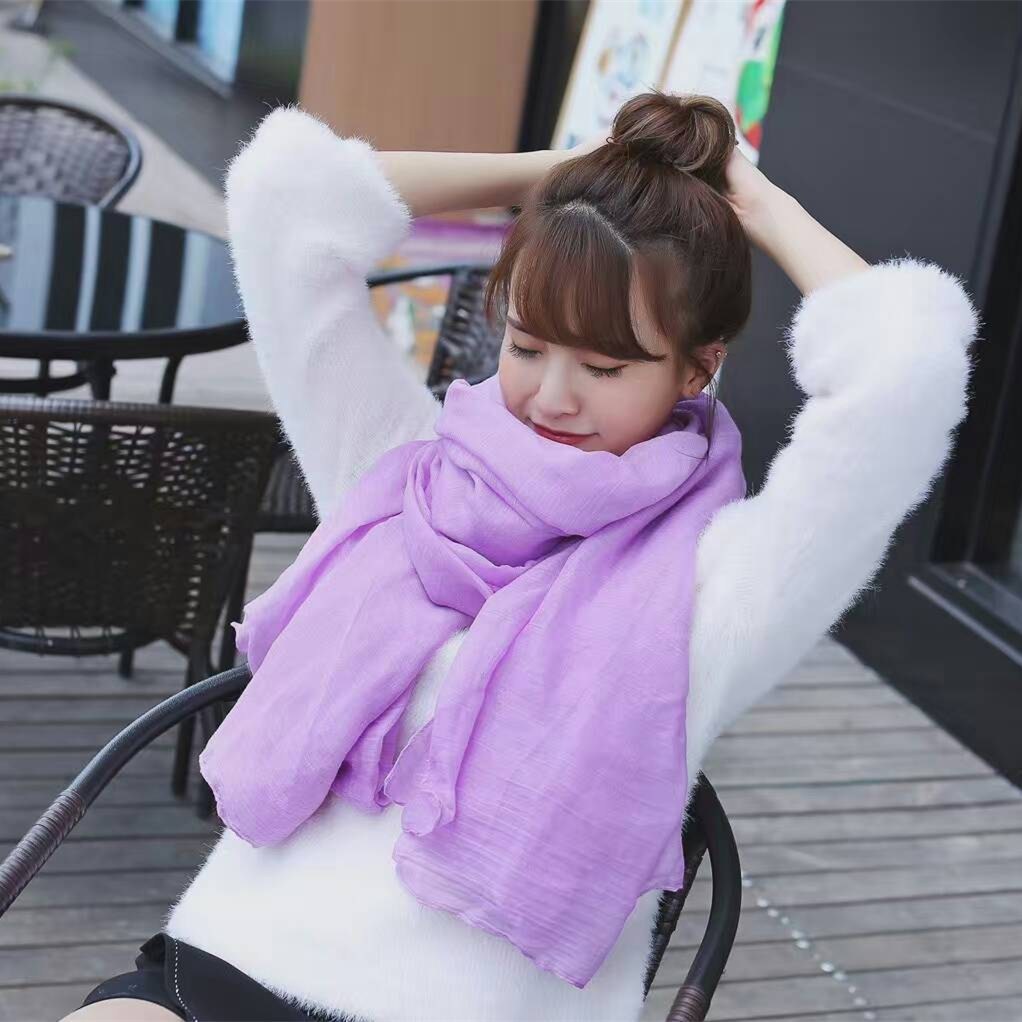 Cotton Linen Scarves Scarf Versatile Stylish Beach Silk Scarf Foreign Trade Original Single Shawl Hot Product