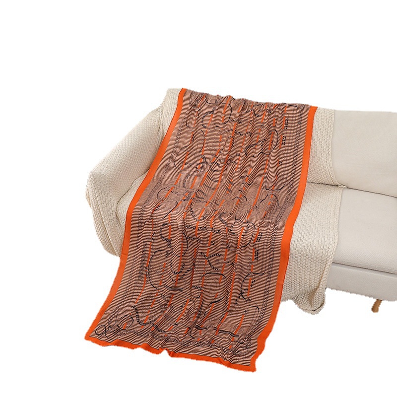 Cotton Linen Scarves Scarf Female 90 X180 Large Silk Scarf Korean Warm Sunscreen Shawl Gift Wholesale Gift