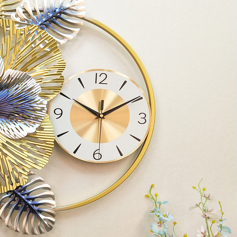 American Clock Wall Clock Living Room Modern Simple and Light Luxury Clock Creative Home Fashion Pocket Watch Atmospheric Nordic Wall Clock
