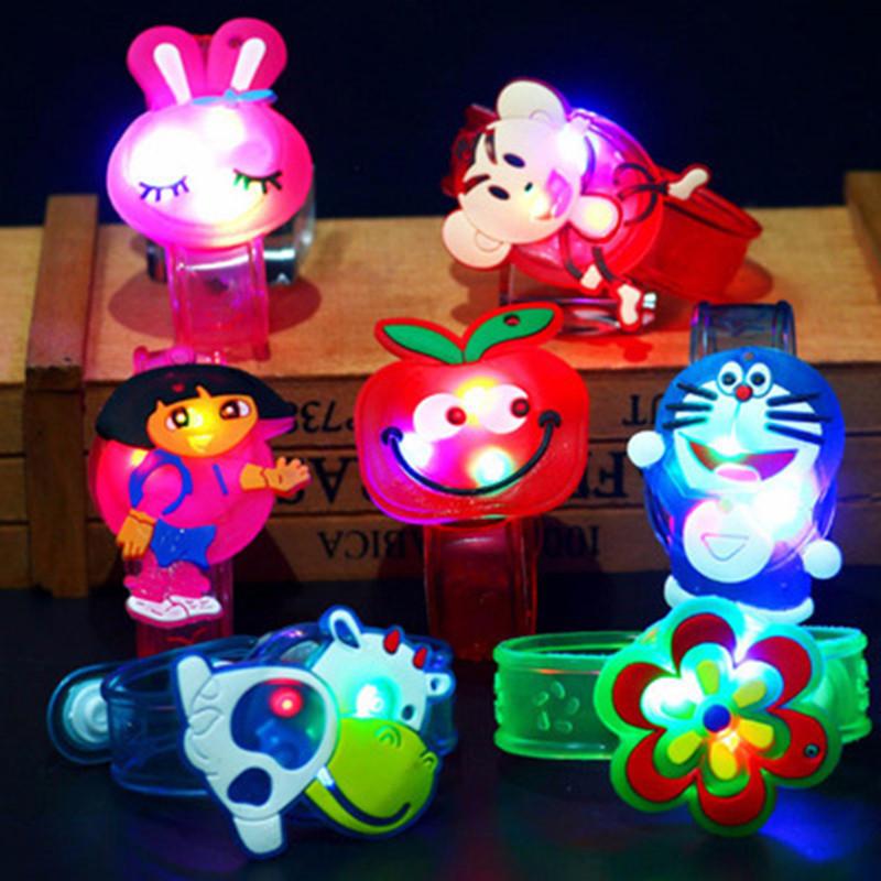 Glow Watch  Training Institution Small Gift Luminous Bracelet Led Silicone Colorful Luminous Watch Cartoon Toy Wholesale