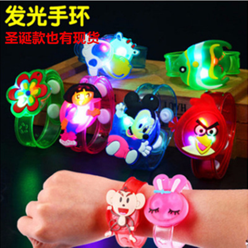 Glow Watch  Training Institution Small Gift Luminous Bracelet Led Silicone Colorful Luminous Watch Cartoon Toy Wholesale
