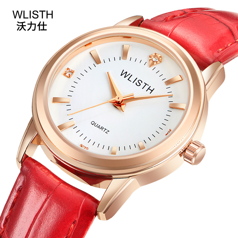 Simple Couple Leather Watch Strap Women&#039;s Watch Student Watch Factory Wholesale Men&#039;s Watch Fashion Watch Watch