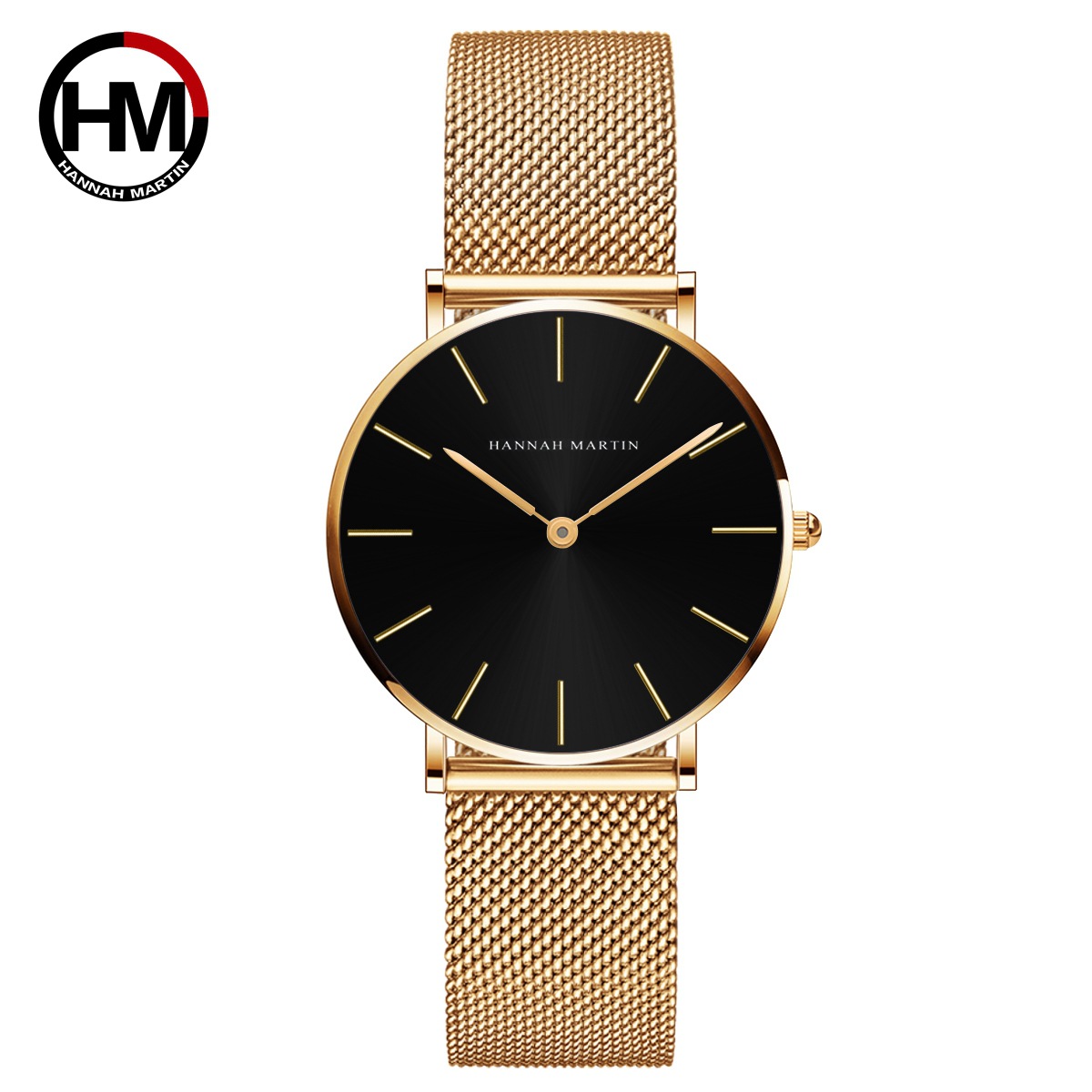 Japanese Movement Clean Steel Mesh Waterproof Watch Women Watches Authorized Amazon Patent Ladies&#039; Watch