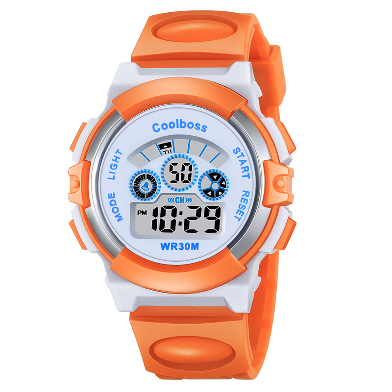 Factory Direct Sales Sports Watch Children Waterproof Watch Luminous Student&#039;s Watch Multifunctional Fashion Watch