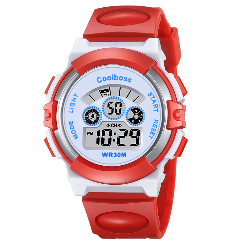 Factory Direct Sales Sports Watch Children Waterproof Watch Luminous Student&#039;s Watch Multifunctional Fashion Watch