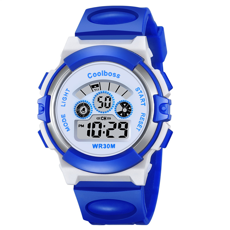 Factory Direct Sales Sports Watch Children Waterproof Watch Luminous Student&#039;s Watch Multifunctional Fashion Watch