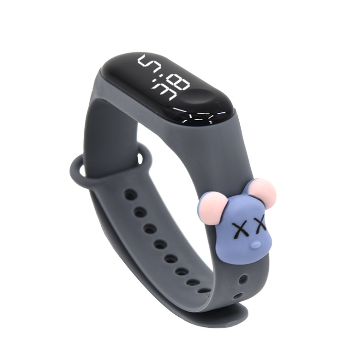 Hot style cartoon doll LED watch student plastic waterproof cartoon watch electronic watch bracelet children touch watch