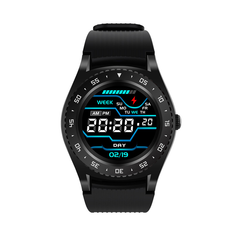 Cross-Border Hot M12 Smart Watch round Screen Bluetooth Calling Card-Inserting Bluetooth Watch