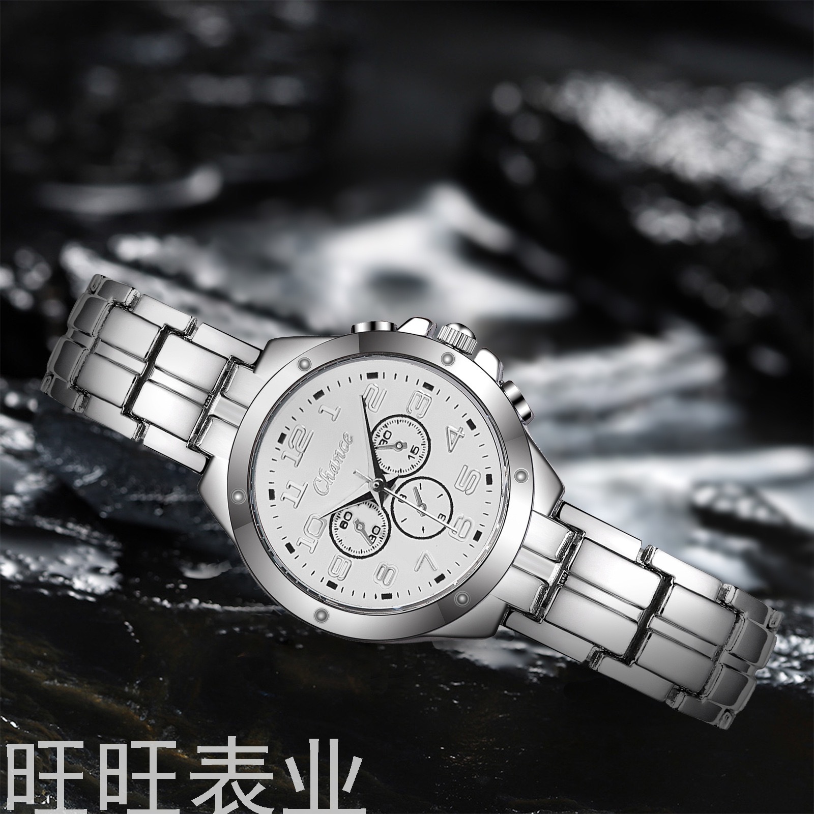 New Luxury Simple Fashion Numbers Dial Women&#039;s Steel Watch Business Casual Watch Quartz Wrist Watch