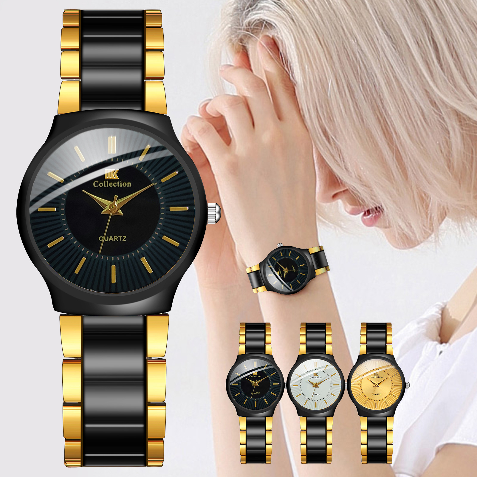 Business Casual Scale Dial Watch Women&#039;s Simple Women&#039;s Steel Watch Women Watch Factory Direct Sales