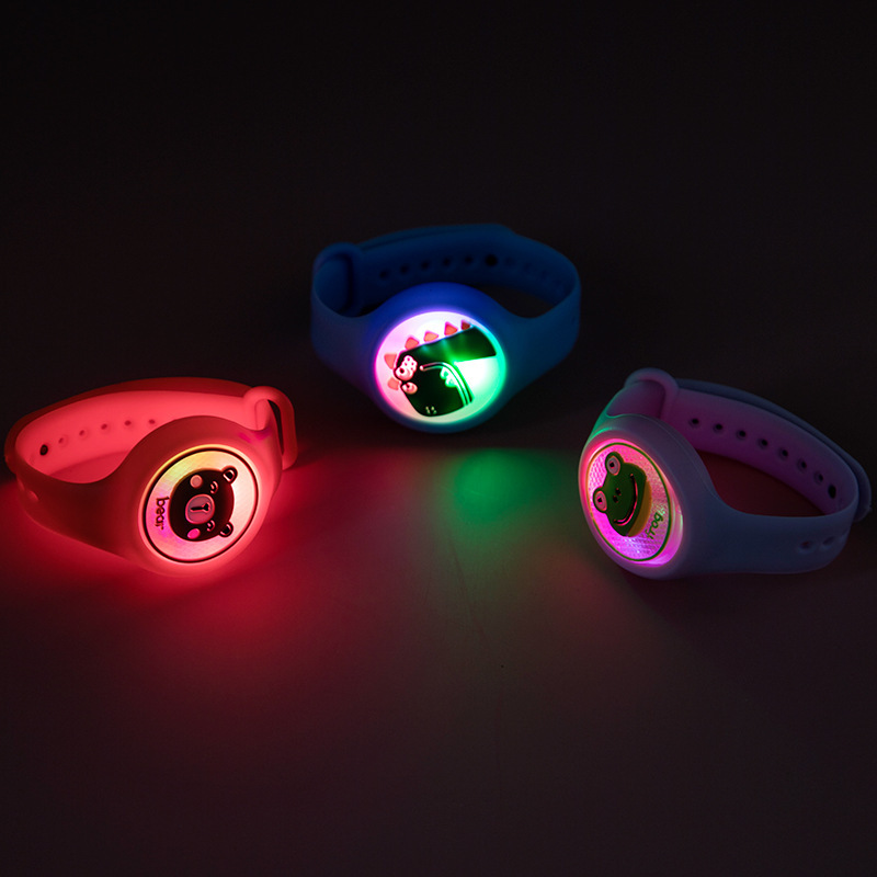 Luminous AntiMosquito Bracelet Watch Children Mosquito Repellent Baby Baby Portable Outdoor Adult Luminous Flash Cartoon