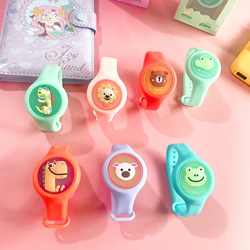 Manufacturers Direct Flash drive mosquito bracelet Noctilucent Watch Electronic Light Drive Mosquito Stick Children watch Cartoon Drive Mosquito buckle