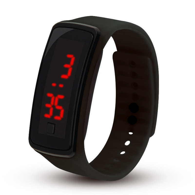 Second Generation Sunglasses Led Watch Plastic Student Children Sports LED Electronic Watch Promotional Gifts