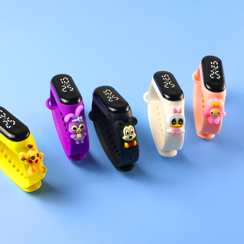 Children&#039;s M 3 White Light LED Electronic Watch Doll Bracelet Watch Primary School Student Sports Watch LED Watch