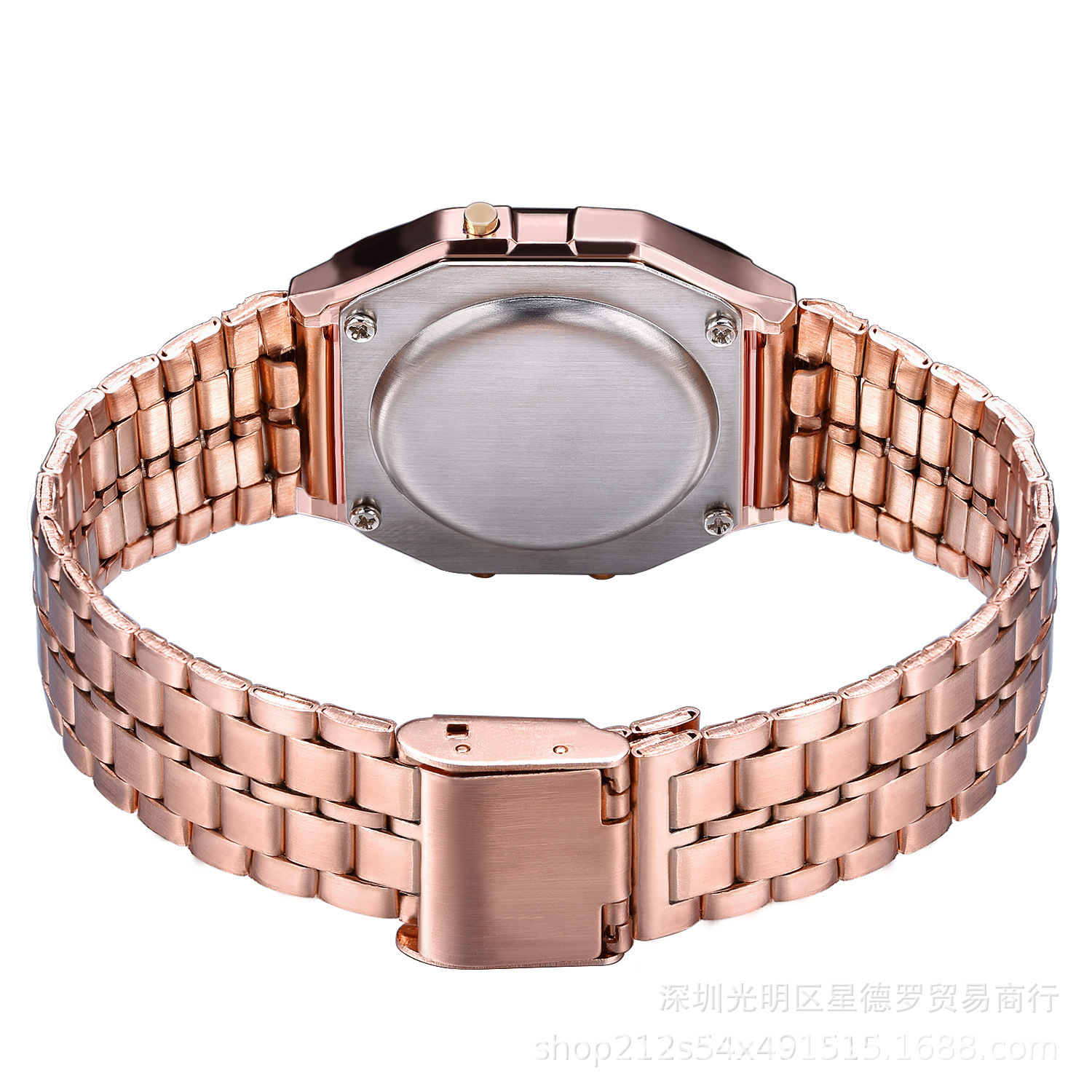 Ultra-Thin Children&#039;s Electronic Metal Watch Multi-Function Luminous Alarm Clock Steel Watch
