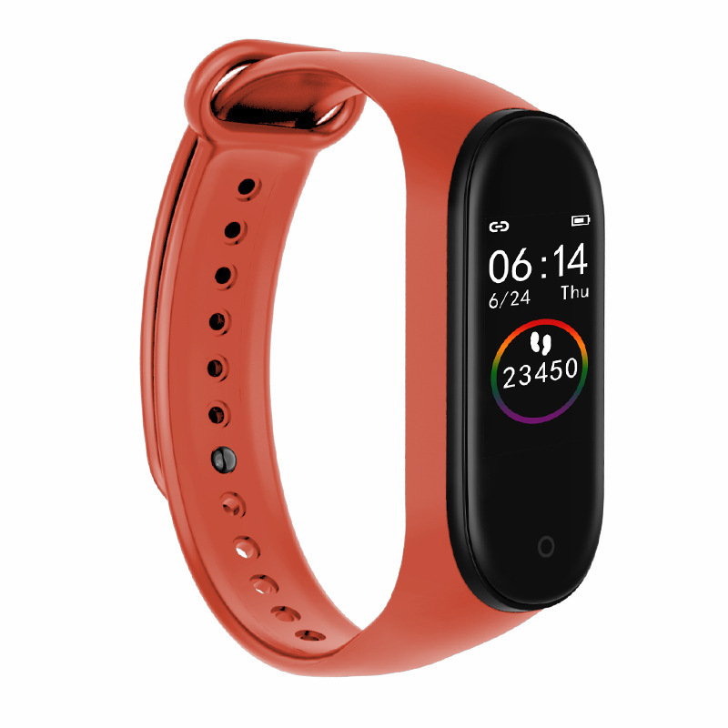 New M4 Smart Bracelet Heart Rate Blood Pressure Health Monitoring Waterproof Multi-Functional Sports Sport Watch