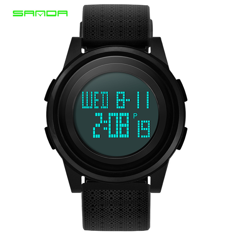 Sanda Multi-Function Digital Electronic Watch Sports Led Watch Korean Fashion Creative Couple Watch Men and Women Watch