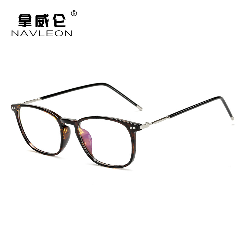 Products in Stock New TR90 Anti Blue-Ray Glasses Frame Small round Rim Myopia Prescription Light Men&#039;s and Plain Glasses