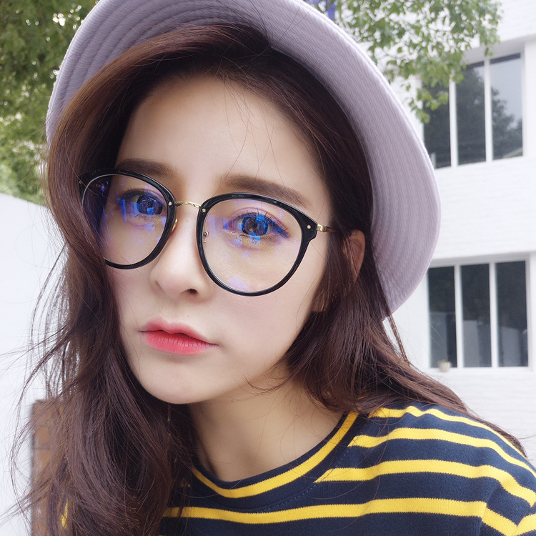 2021 Thread Glasses Frame New Unisex Plain Glasses Fashion Fashionmonger Retro round Round Glasses