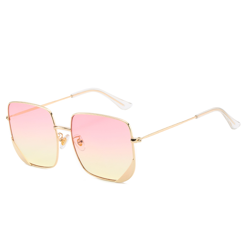 Metal Full Frame Square Glasses Retro Trendy Plain Glasses Glasses Frame 6653