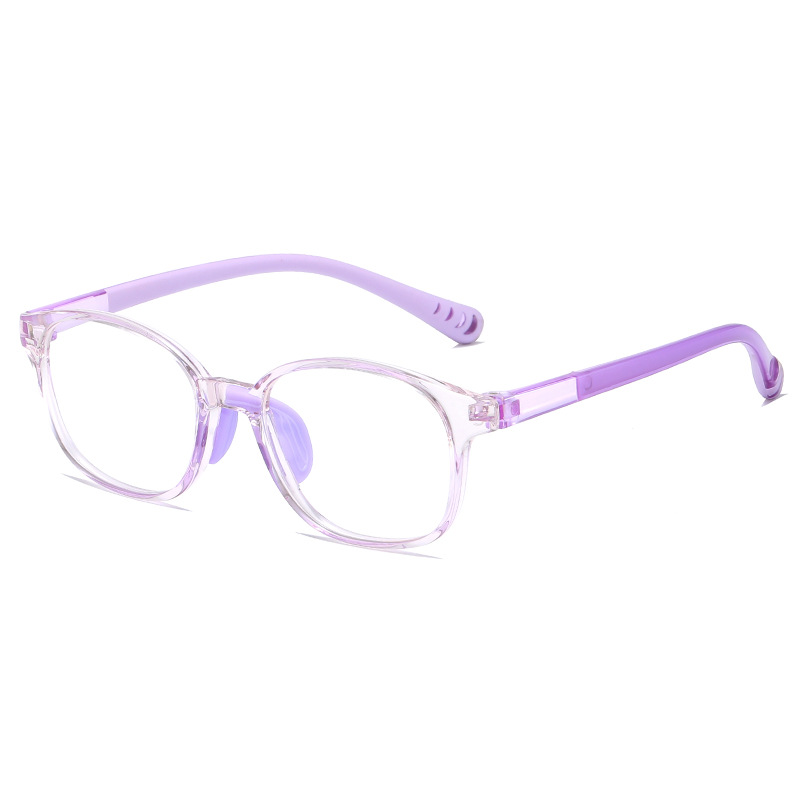 2021 New Nylon Two-Color Kid&#039;s Eyewear Men&#039;s and Women&#039;s Plain Glasses Reading Eye Goggles Can Be Equipped with Close