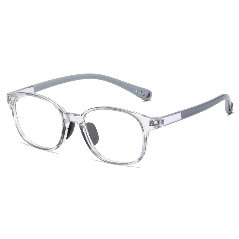 2021 New Nylon Two-Color Kid&#039;s Eyewear Men&#039;s and Women&#039;s Plain Glasses Reading Eye Goggles Can Be Equipped with Close