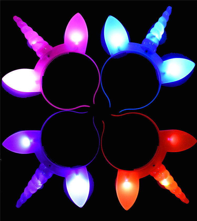 Children&#039;s Creative Glow Toy Night Market Push Small Gifts Gift Flash Ring Headband Flashing Glasses