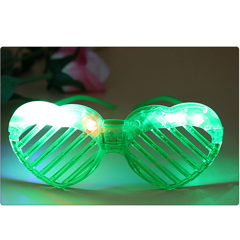 0794 Flash Love Blinds Glasses Glowing Glasses Stage Decoration Flashing Glasses