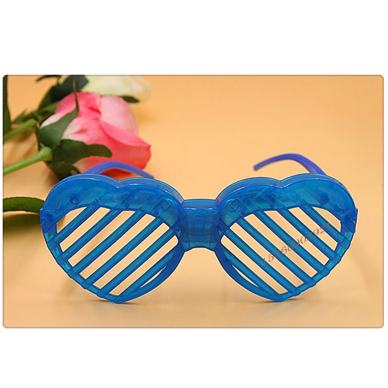 0794 Flash Love Blinds Glasses Glowing Glasses Stage Decoration Flashing Glasses