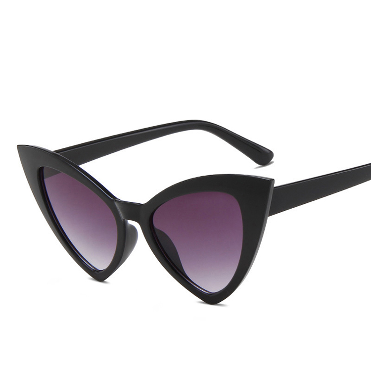 Owl Cat Eye Sunglasses for Women Classic Retro High-Pointed Wing Retro Design Sunglasses