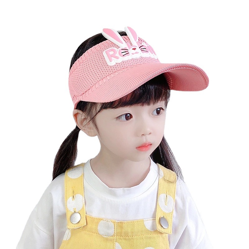 Topless Hat Children&#039;s Hat Men&#039;s Spring and Summer New Peaked Cap Sun Protection Baby&#039;s Sun Hat Cartoon Cute Topless Hat Women