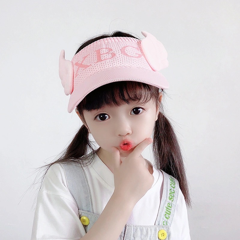 Topless Hat Children&#039;s Hat Men&#039;s Spring and Summer New Peaked Cap Sun Protection Baby&#039;s Sun Hat Cartoon Cute Topless Hat Women