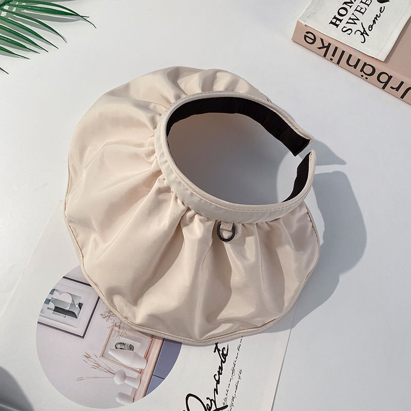Korean Style New Summer Women&#039;s Topless Hat Sun Protection Head Net Red Creative Dual-Use Headband Leisure cap