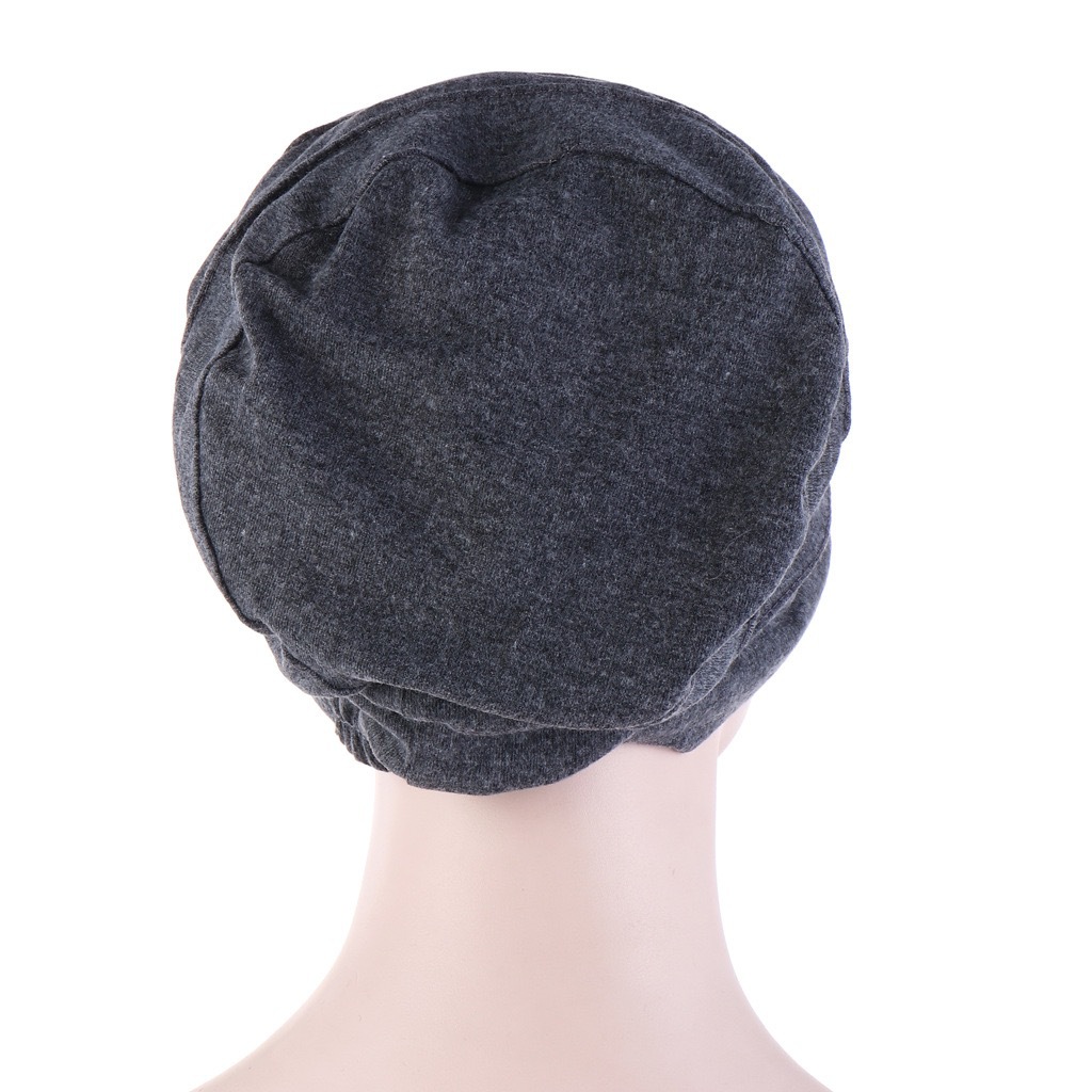 Hat Women&#039;s Autumn and Winter Korean Style Pullover Cap Fashion All-Match Toque Pleated Warm Leisure Shopping Multi-Functional Spot