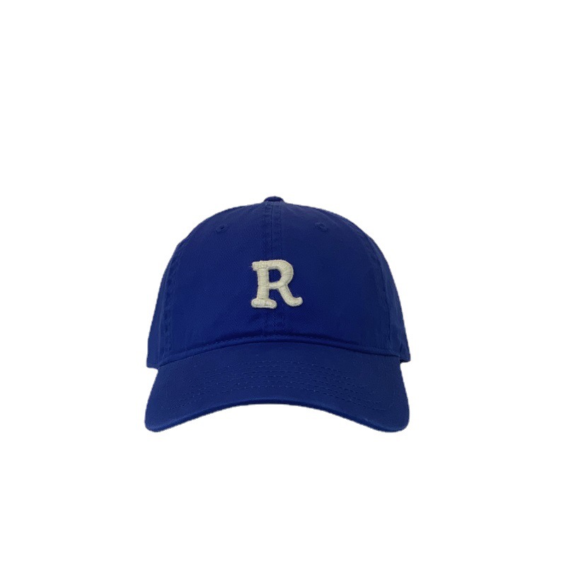 Korean Style R Letter Patch Baseball Cap Casual Simple All-Match Leisure cap
